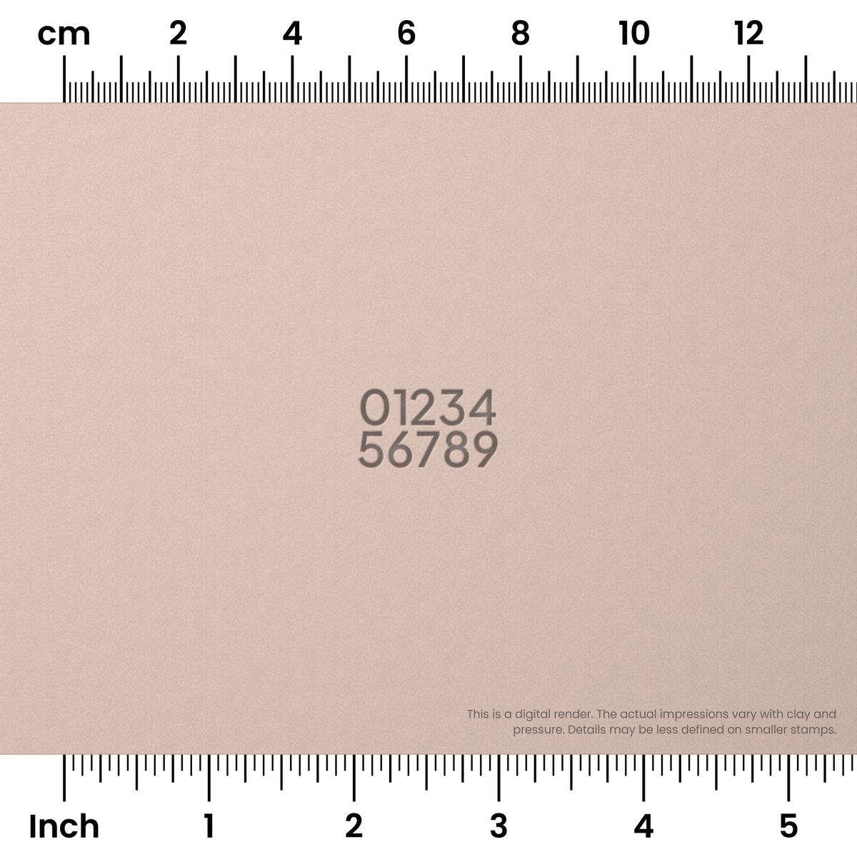 Plus Jakarta Sans | Number Stamp Sets - Ceramind® Tools