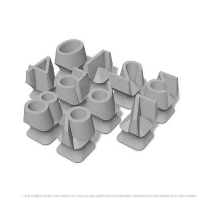 Plus Jakarta Sans | Number Stamp Sets - Ceramind® Tools
