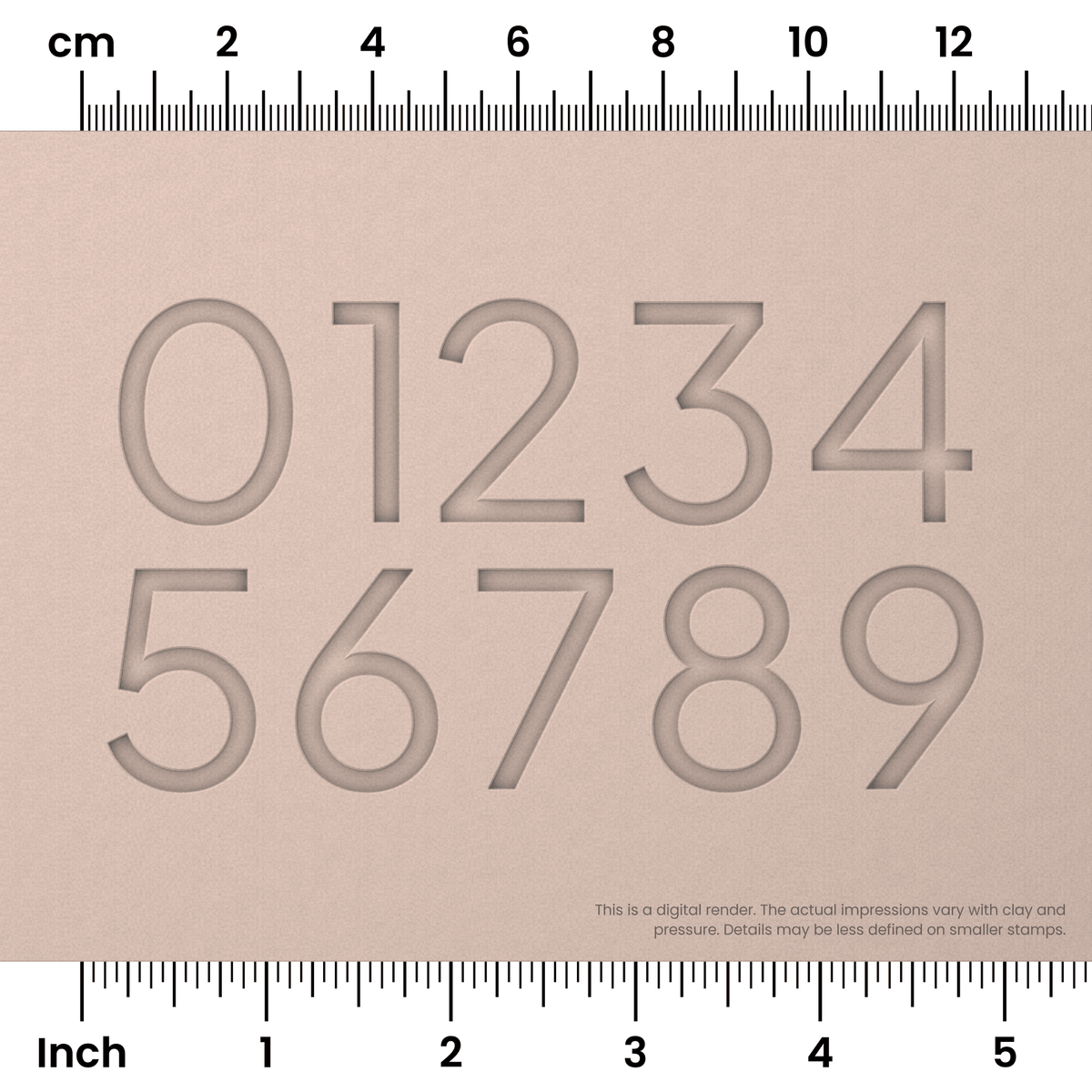 Plus Jakarta Sans | Number Stamp Sets - Ceramind® Tools