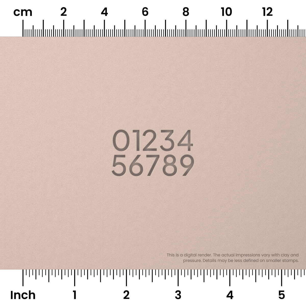 Plus Jakarta Sans | Number Stamp Sets - Ceramind® Tools