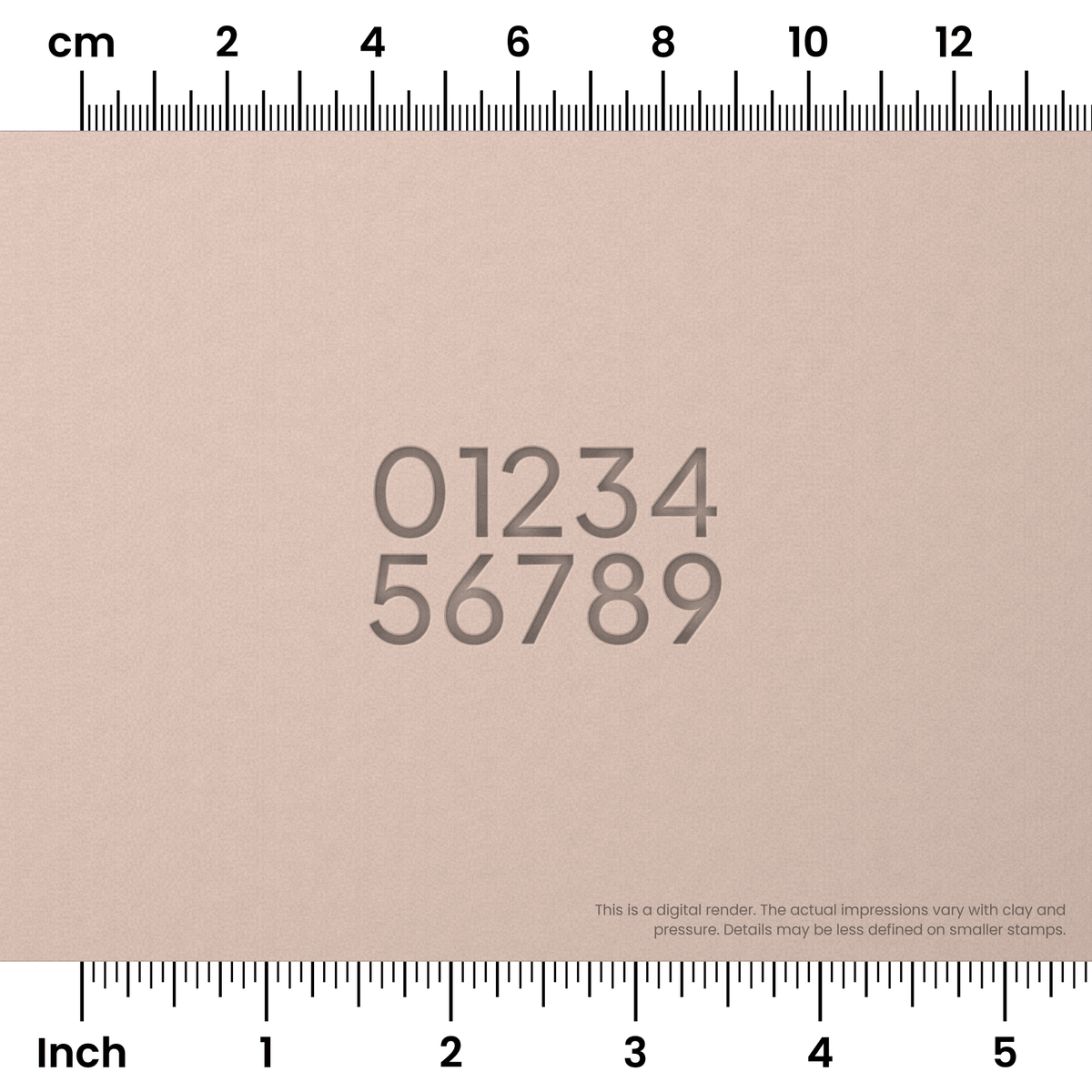 Plus Jakarta Sans | Number Stamp Sets - Ceramind® Tools