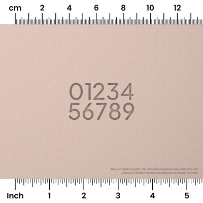 Plus Jakarta Sans | Number Stamp Sets - Ceramind® Tools