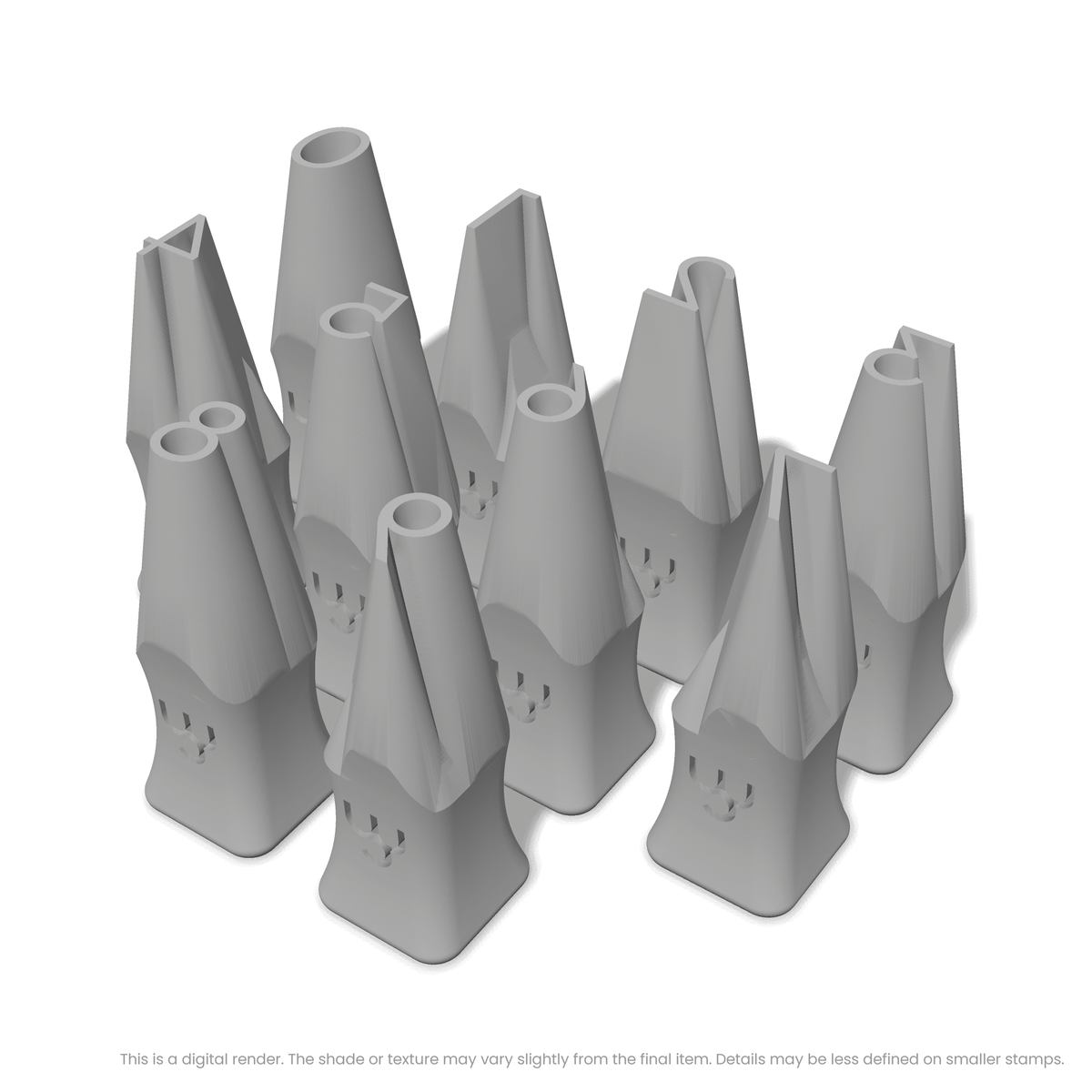 Plus Jakarta Sans | Number Stamp Sets - Ceramind® Tools