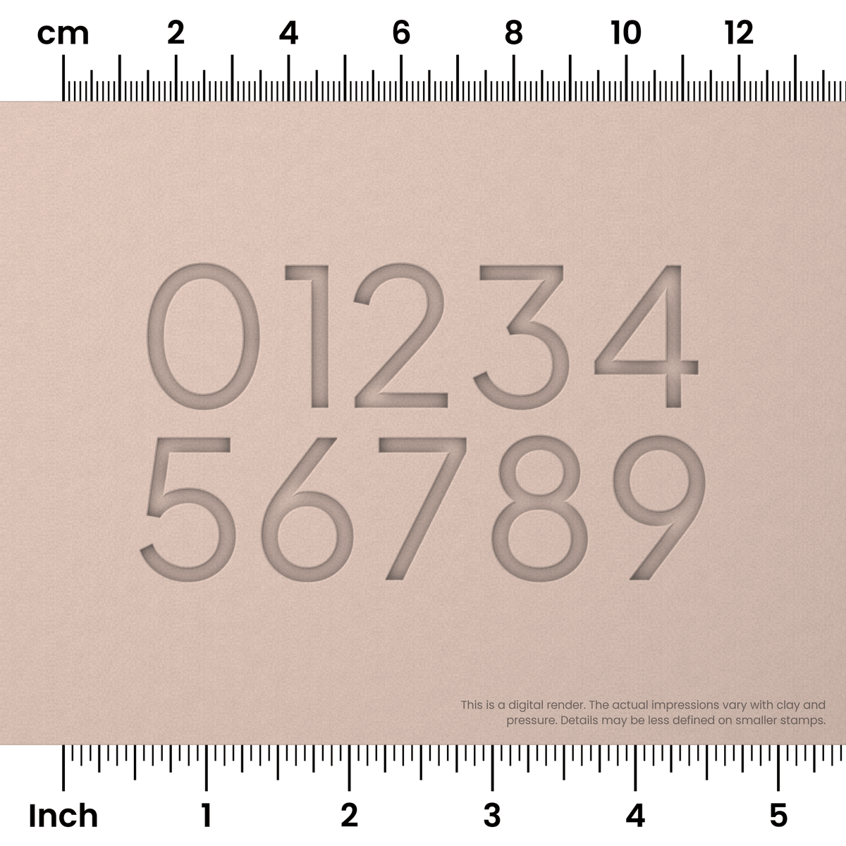 Plus Jakarta Sans | Number Stamp Sets - Ceramind® Tools