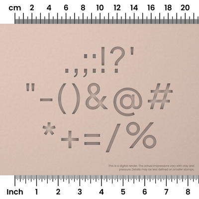 Plus Jakarta Sans | Symbol Stamp Sets - Ceramind® Tools