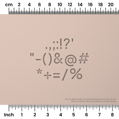 Plus Jakarta Sans | Symbol Stamp Sets - Ceramind® Tools