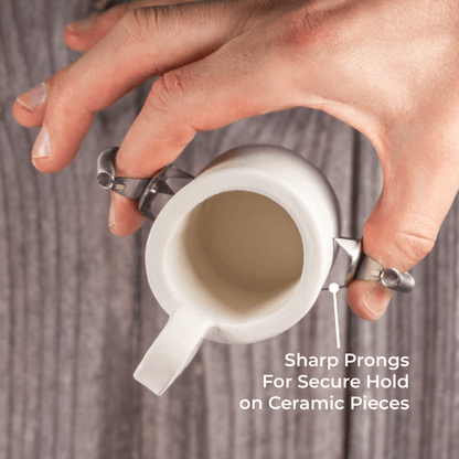 Pottery Glazing Tongs - Ceramind® Tools