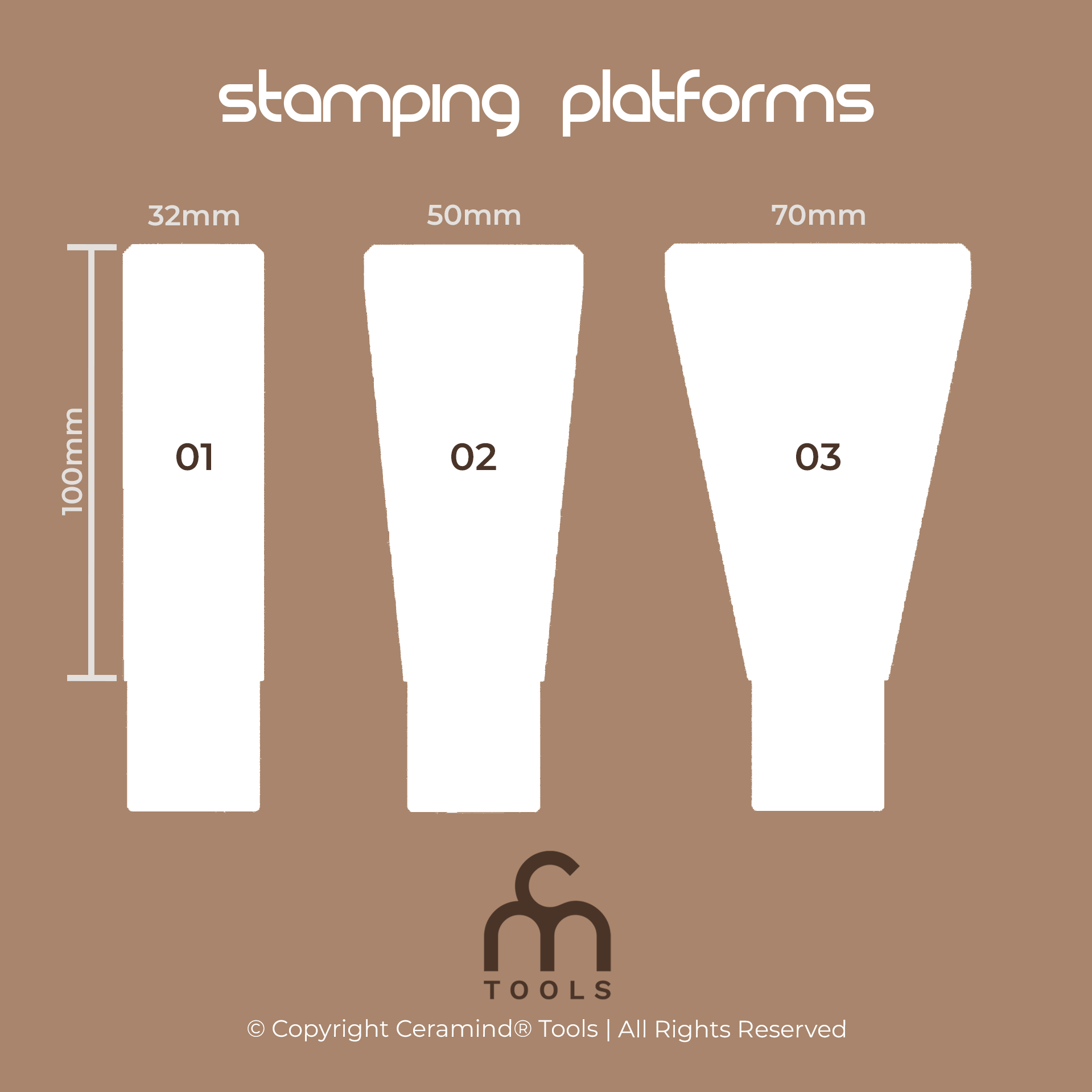 Pottery Stamping Platform System - Ceramind® Tools