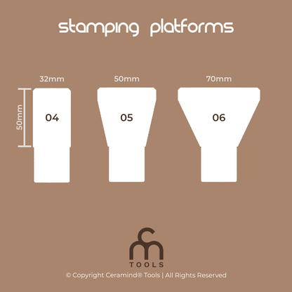 Pottery Stamping Platform System - Ceramind® Tools