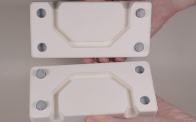 Hexagon Handle Slip Casting Mold | 7 Sizes & 3 Variations