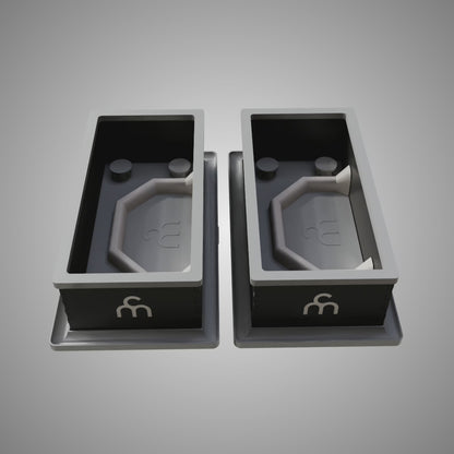 Hexagon Handle | Master Slip Casting Mold Kit | 3 Styles, 7 Sizes, 21 Total Variations