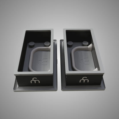 Square-Rounded Handle | Master Slip Casting Mold Kit | 3 Styles, 7 Sizes, 21 Total Variations