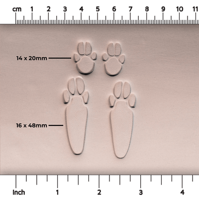 Rabbit Paw Stamp Set - Ceramind® Tools