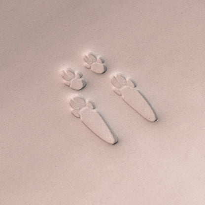 Rabbit Paw Stamp Set - Ceramind® Tools