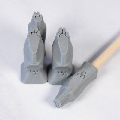 Rabbit Paw Stamp Set - Ceramind® Tools