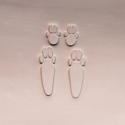 Rabbit Paw Stamp Set - Ceramind® Tools