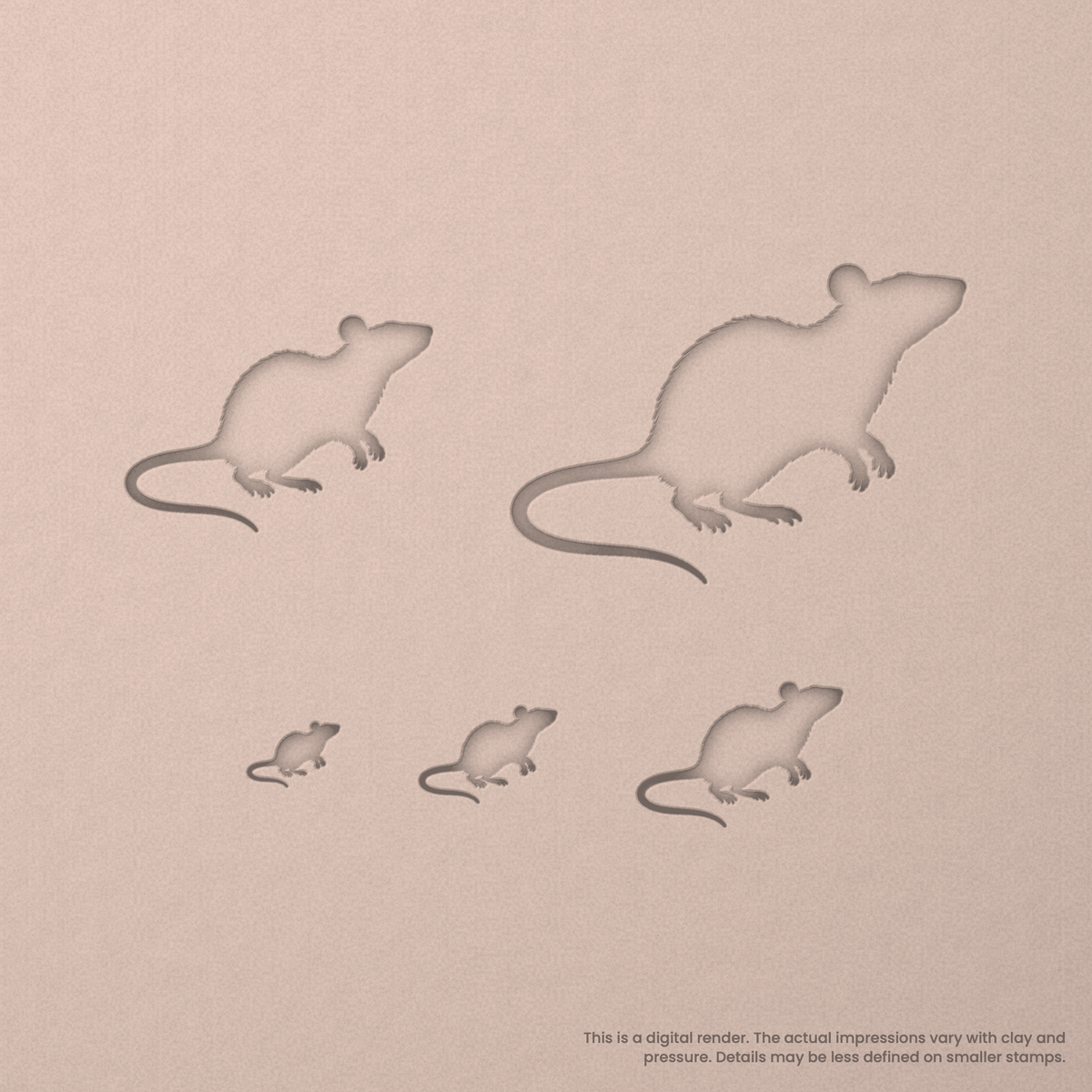 Rat Stamps - Ceramind® Tools