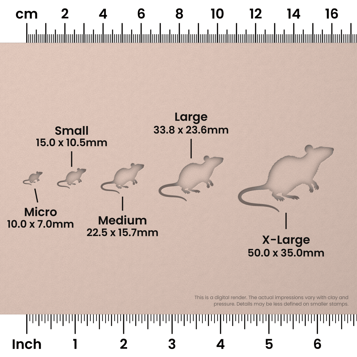 Rat Stamps - Ceramind® Tools