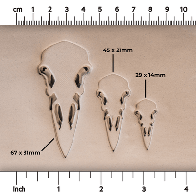 Raven Skull Stamps - Ceramind® Tools