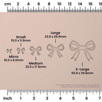 Ribbon Bow Stamps - Ceramind® Tools