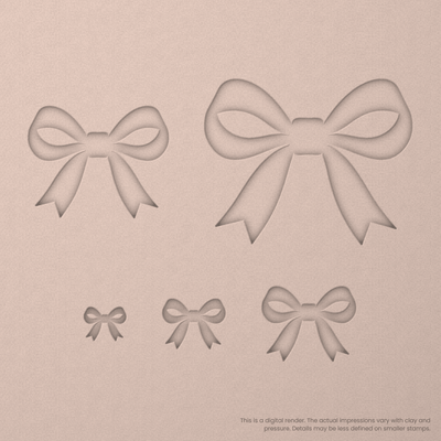 Ribbon Bow Stamps - Ceramind® Tools