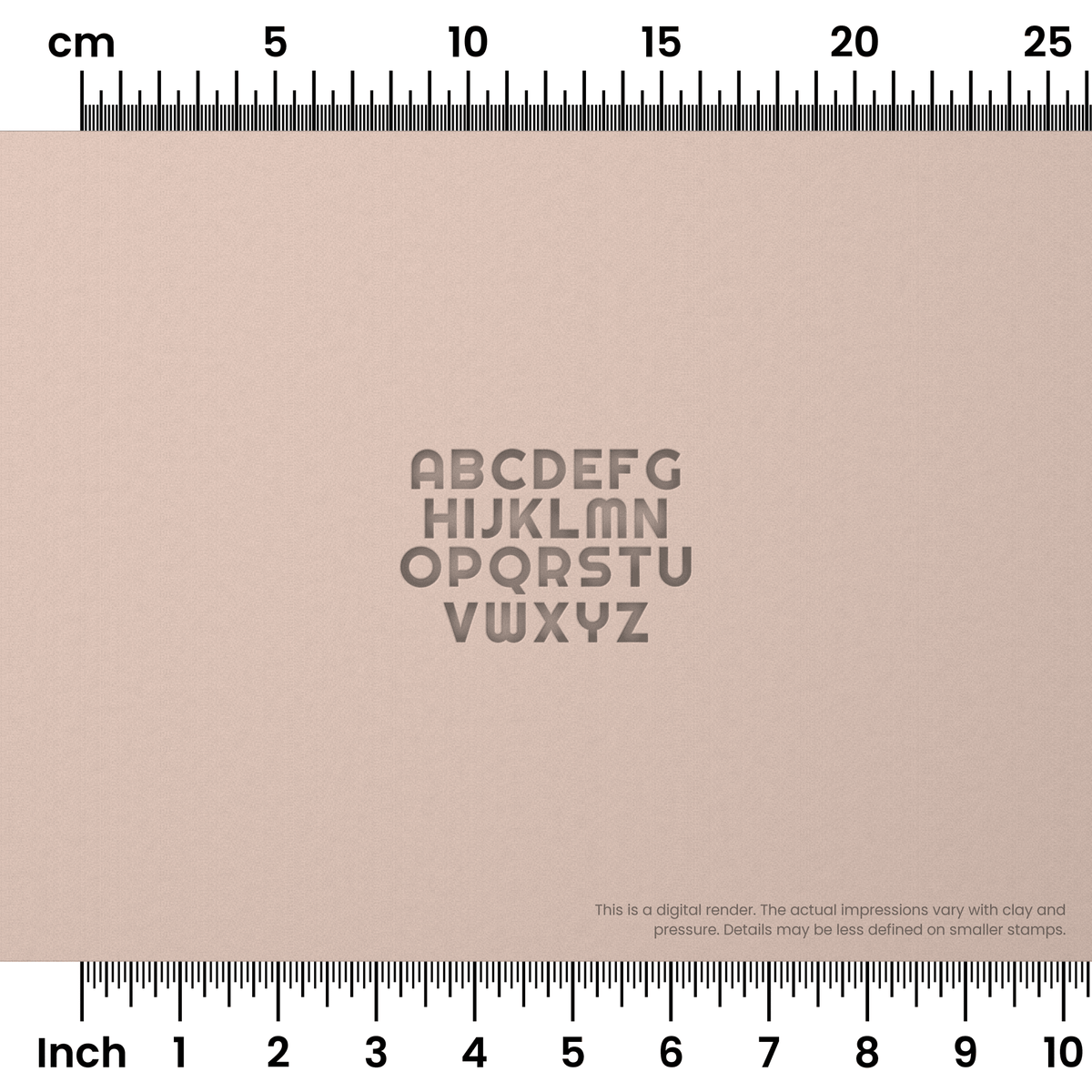 Righteous | All Caps | Alphabet Stamp Sets - Ceramind® Tools