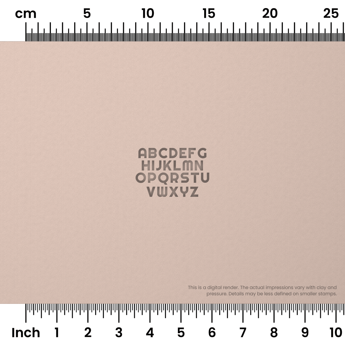Righteous | All Caps | Alphabet Stamp Sets - Ceramind® Tools
