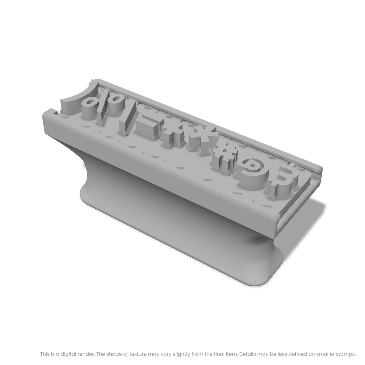 Righteous | Font Rail Stamp Sets | Letters, Numbers, and Symbols - Ceramind® Tools