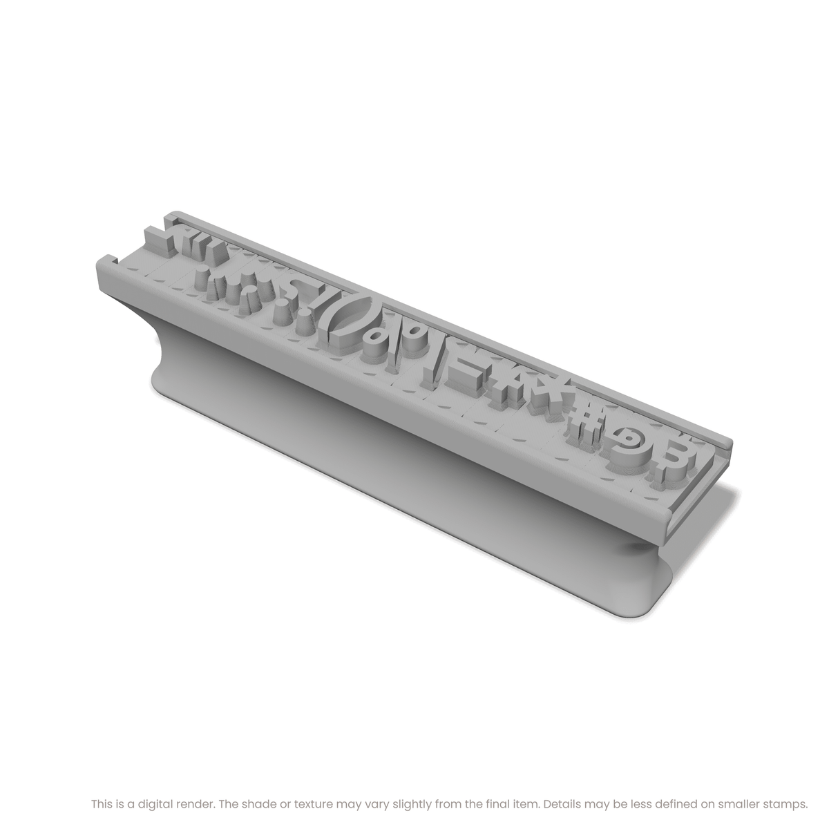 Righteous | Font Rail Stamp Sets | Letters, Numbers, and Symbols - Ceramind® Tools