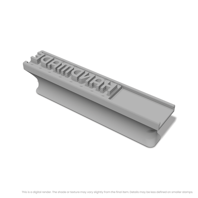 Righteous | Font Rail Stamp Sets | Letters, Numbers, and Symbols - Ceramind® Tools