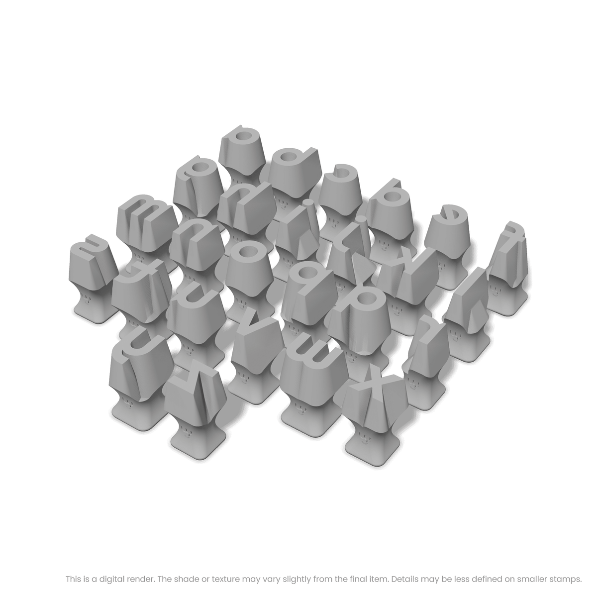 Righteous | Lowercase | Alphabet Stamp Sets - Ceramind® Tools