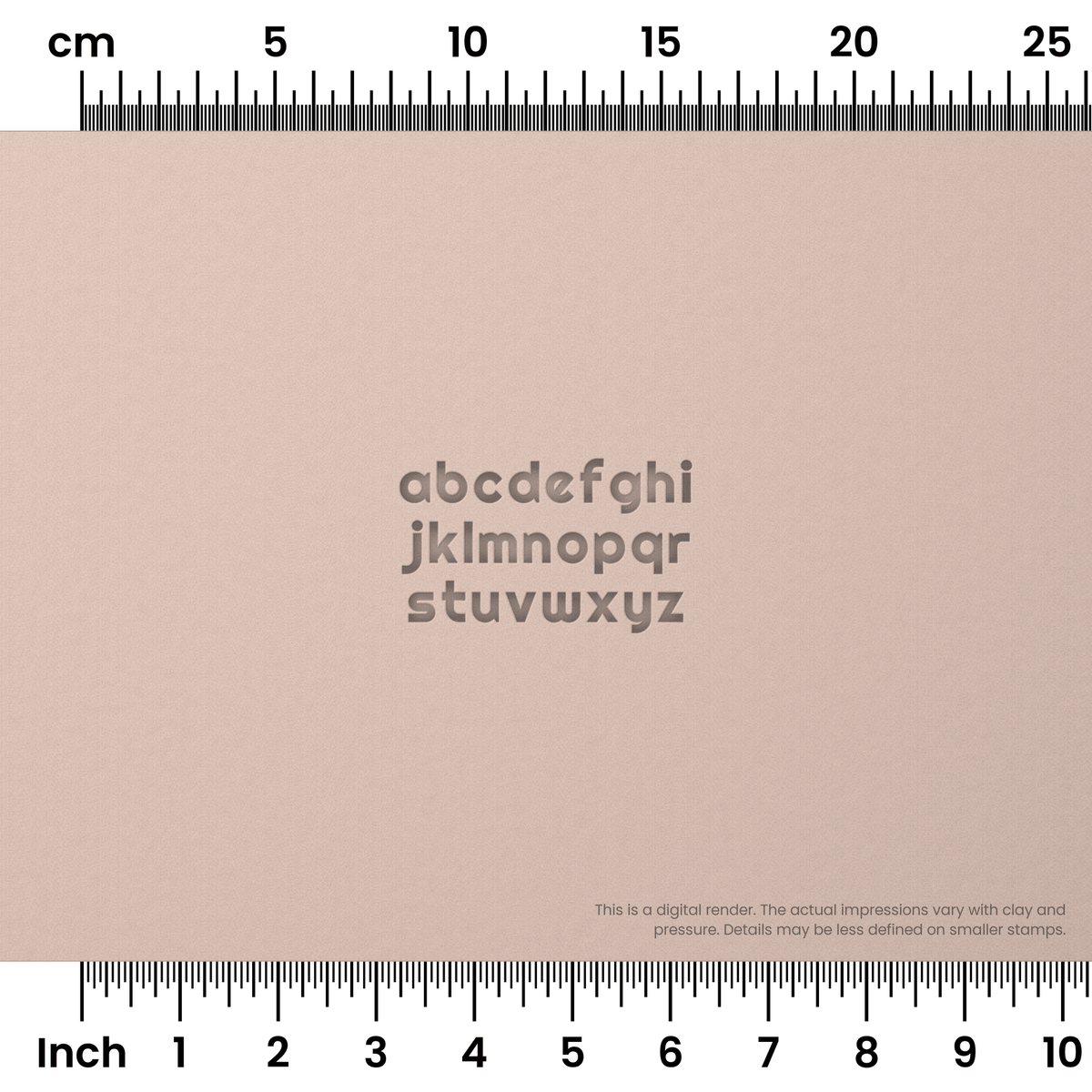 Righteous | Lowercase | Alphabet Stamp Sets - Ceramind® Tools