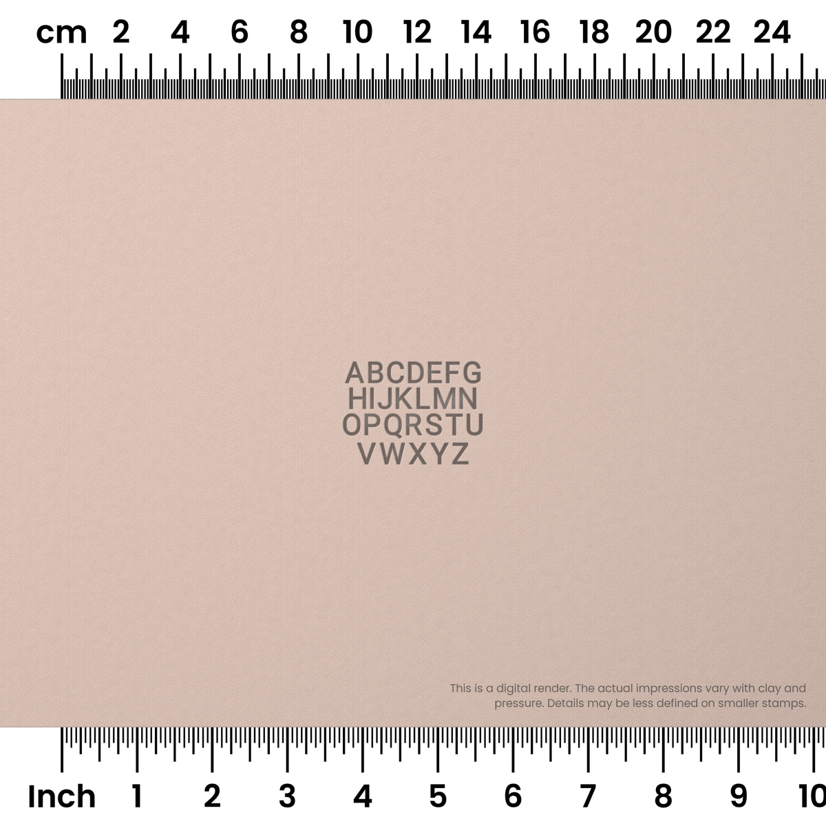 Roboto | All Caps | Alphabet Stamp Sets - Ceramind® Tools