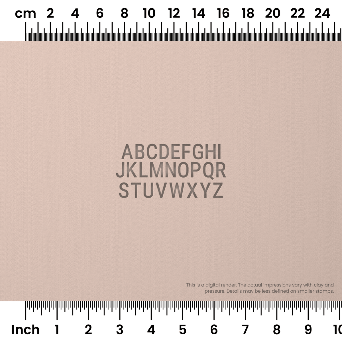 Roboto Condensed | All Caps | Alphabet Stamp Sets - Ceramind® Tools