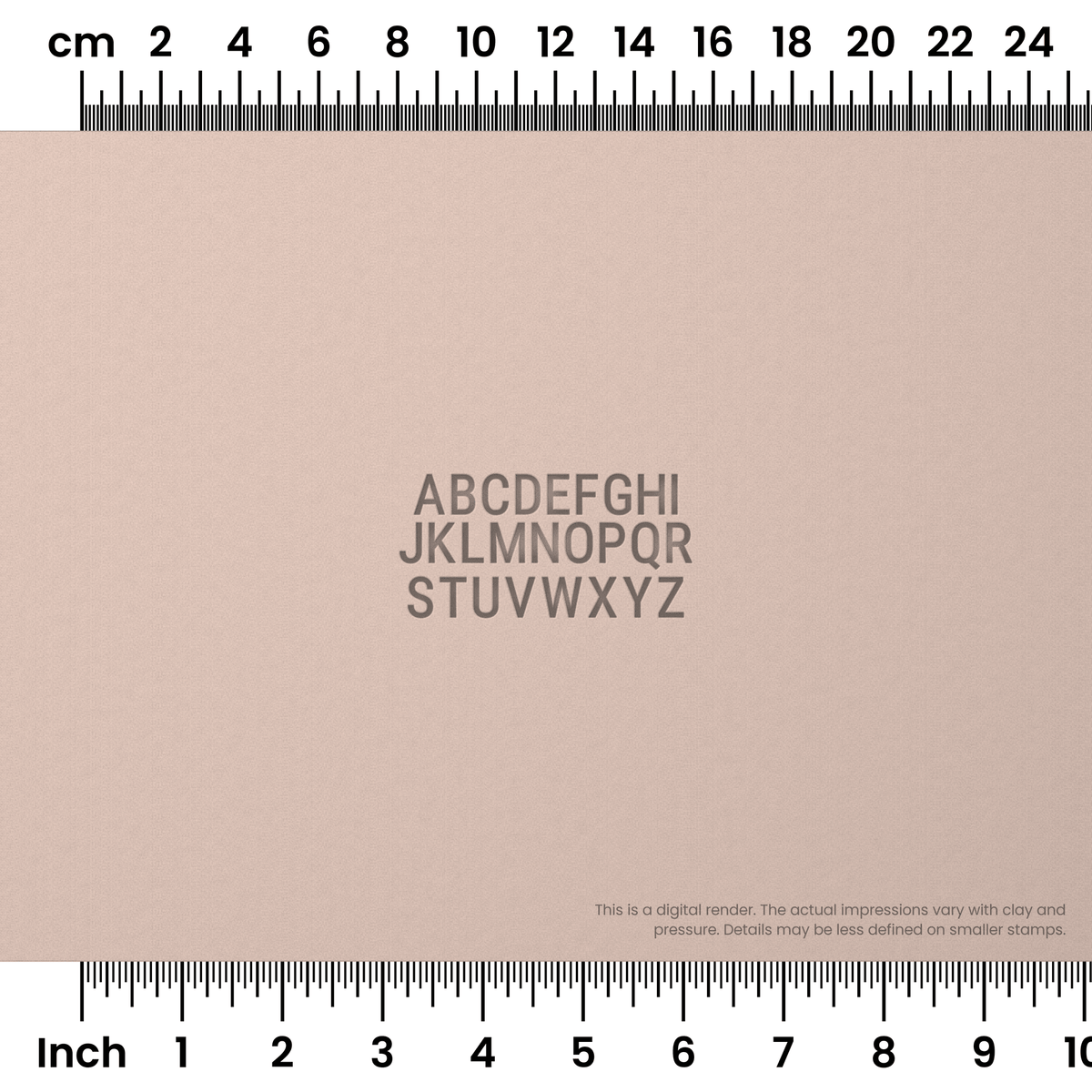 Roboto Condensed | All Caps | Alphabet Stamp Sets - Ceramind® Tools