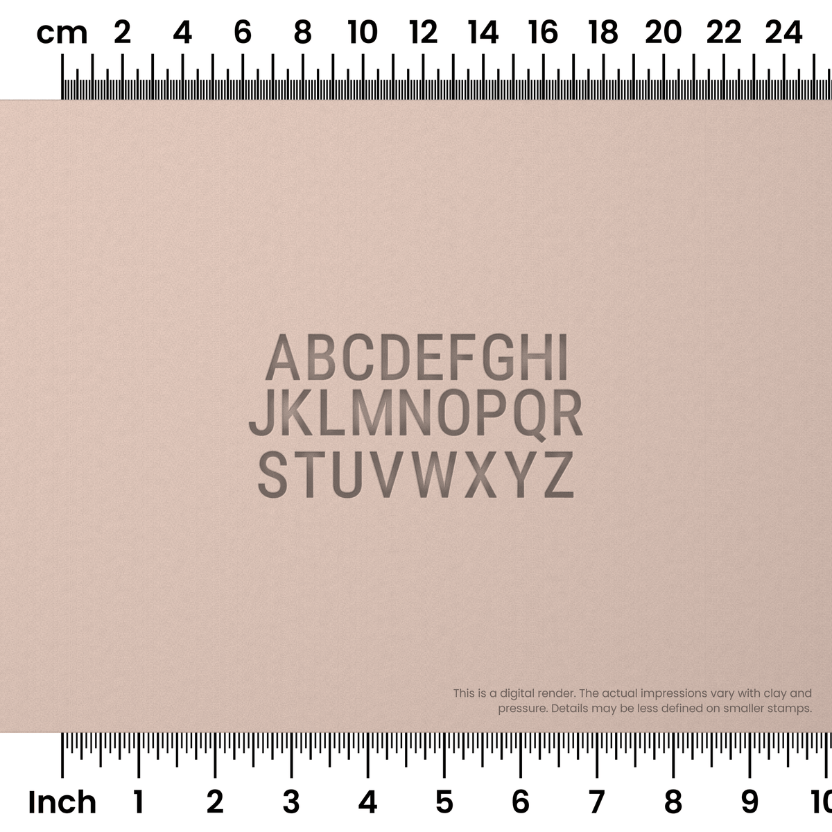 Roboto Condensed | All Caps | Alphabet Stamp Sets - Ceramind® Tools
