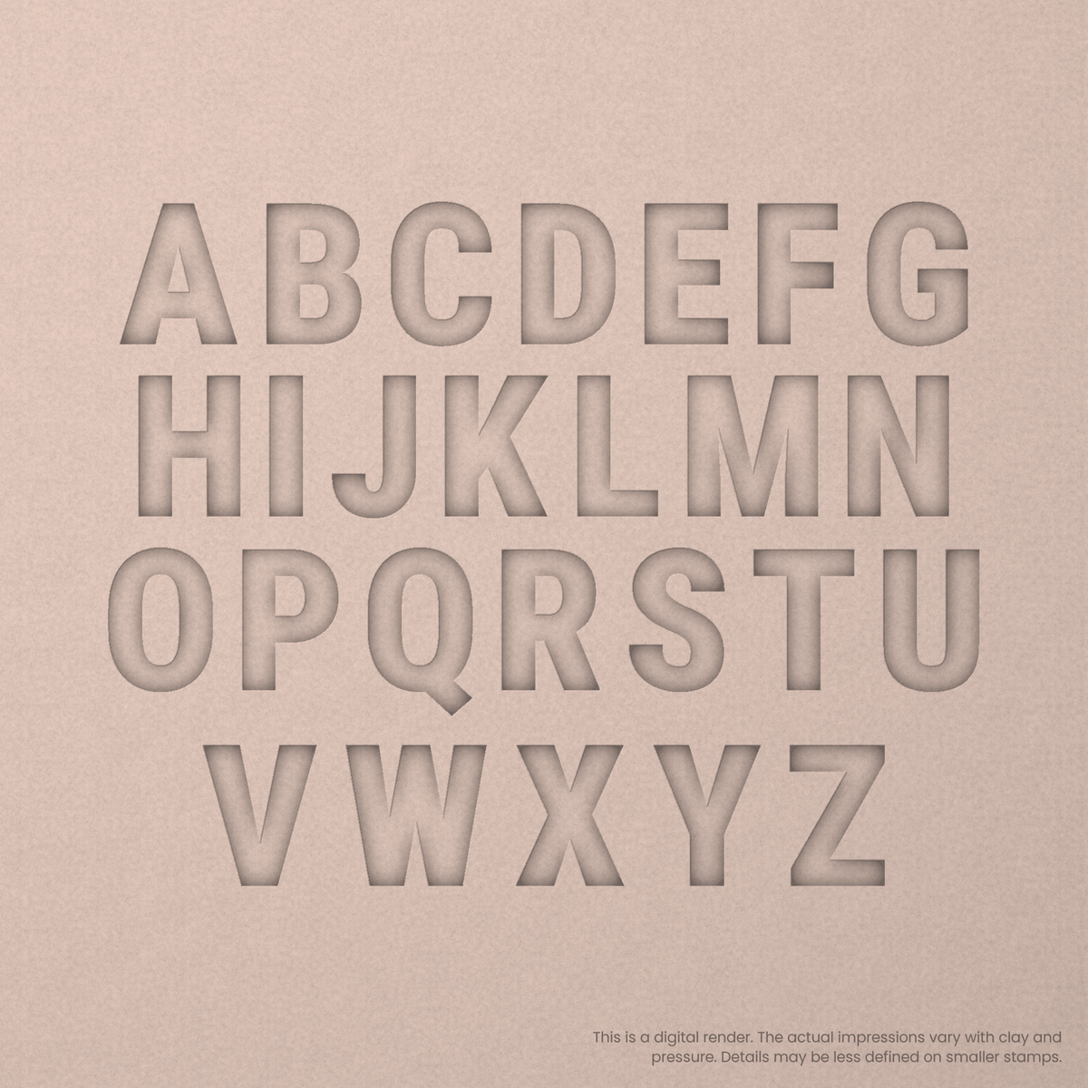 Roboto Condensed | Font Rail Stamp Sets | Letters, Numbers, and Symbols - Ceramind® Tools