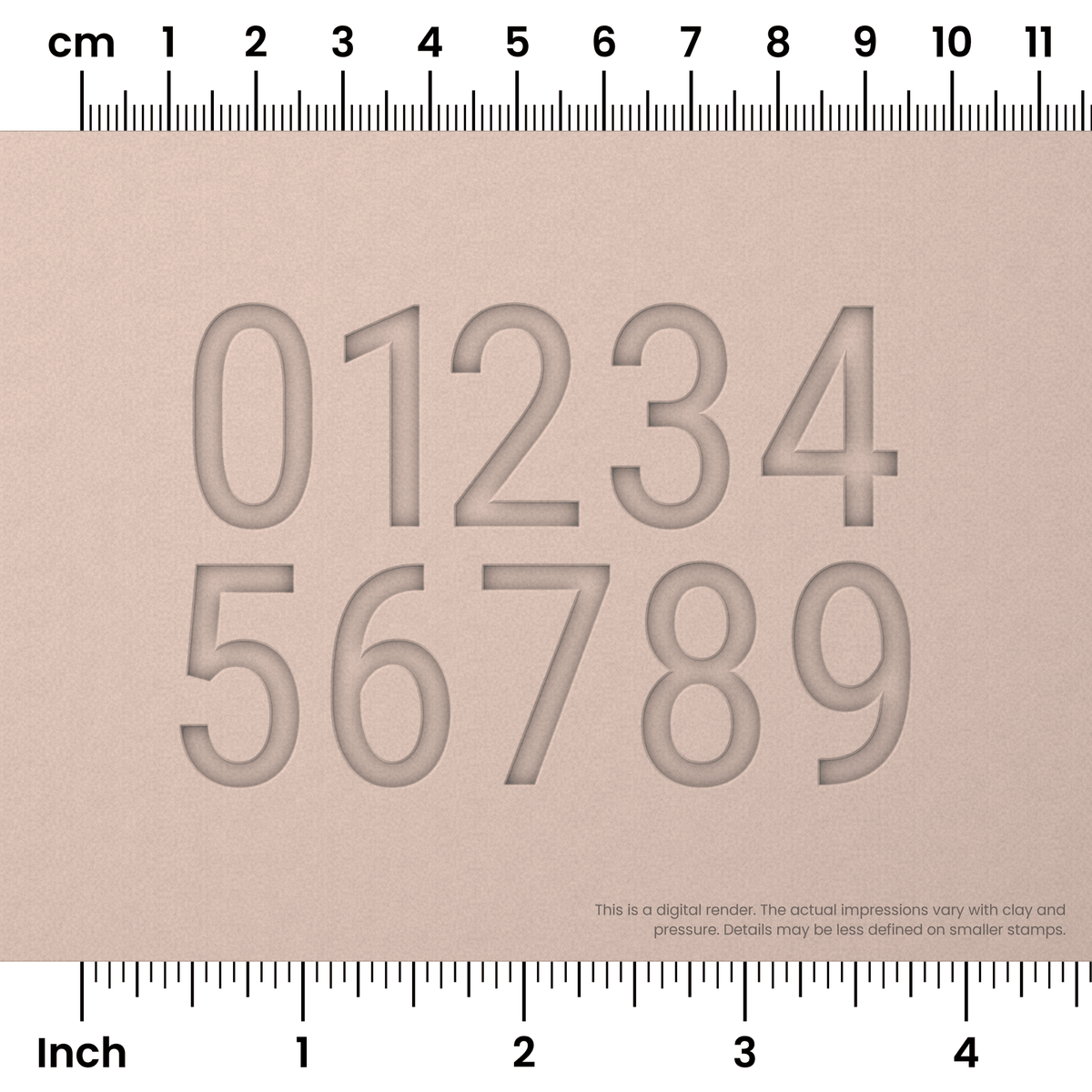Roboto Condensed | Number Stamp Sets - Ceramind® Tools