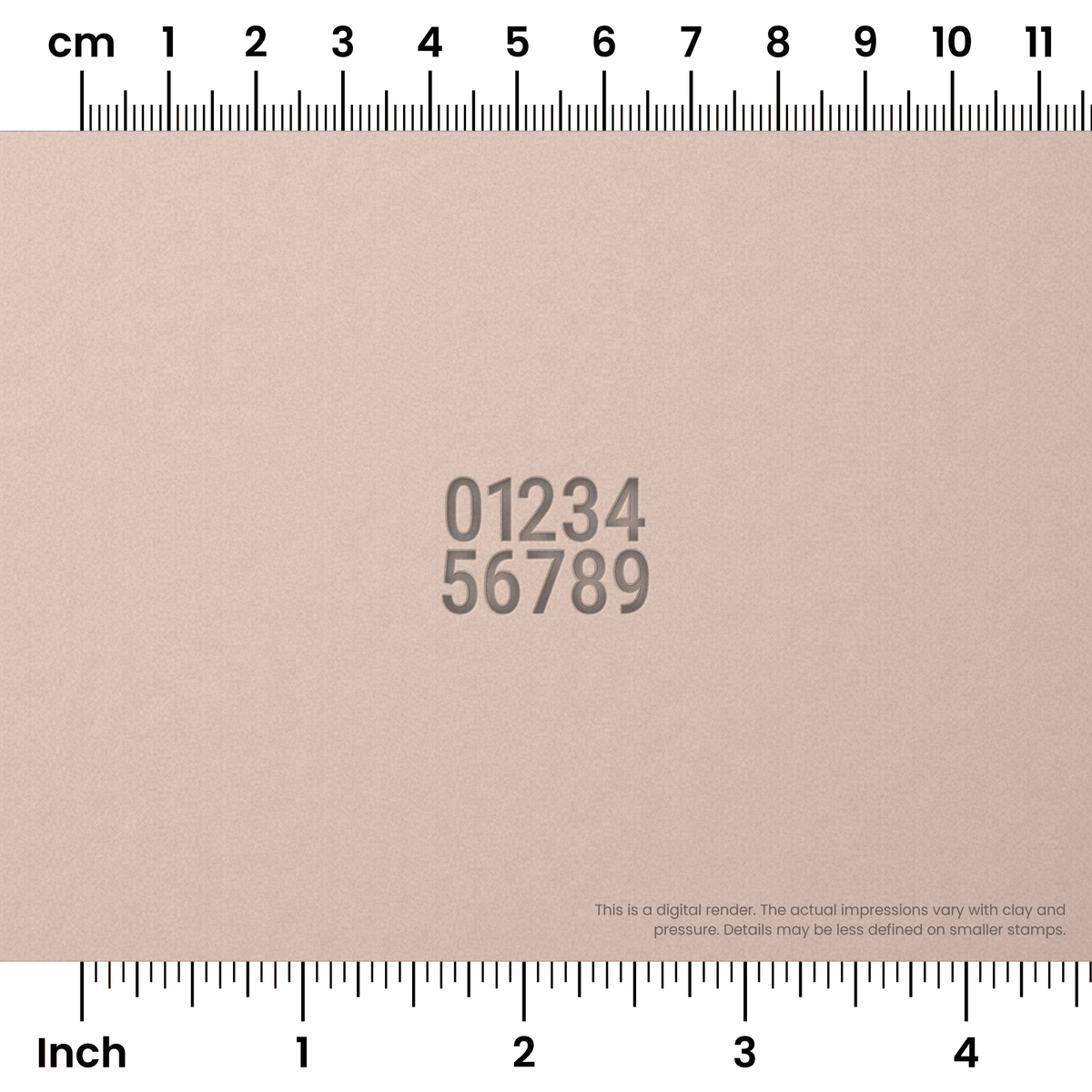 Roboto Condensed | Number Stamp Sets - Ceramind® Tools