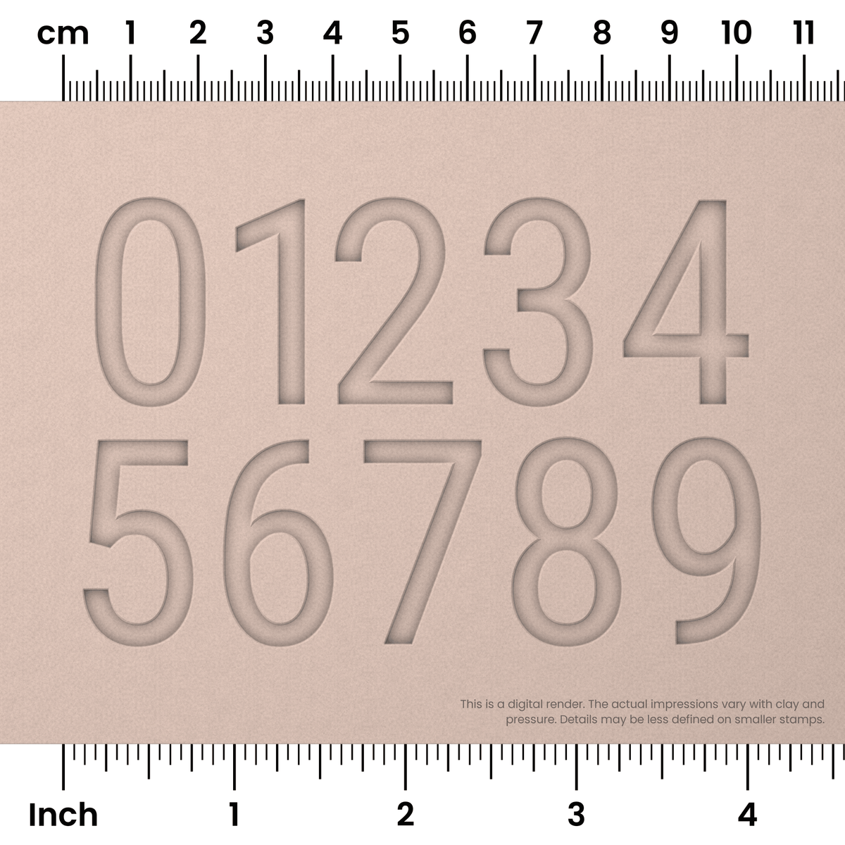 Roboto Condensed | Number Stamp Sets - Ceramind® Tools