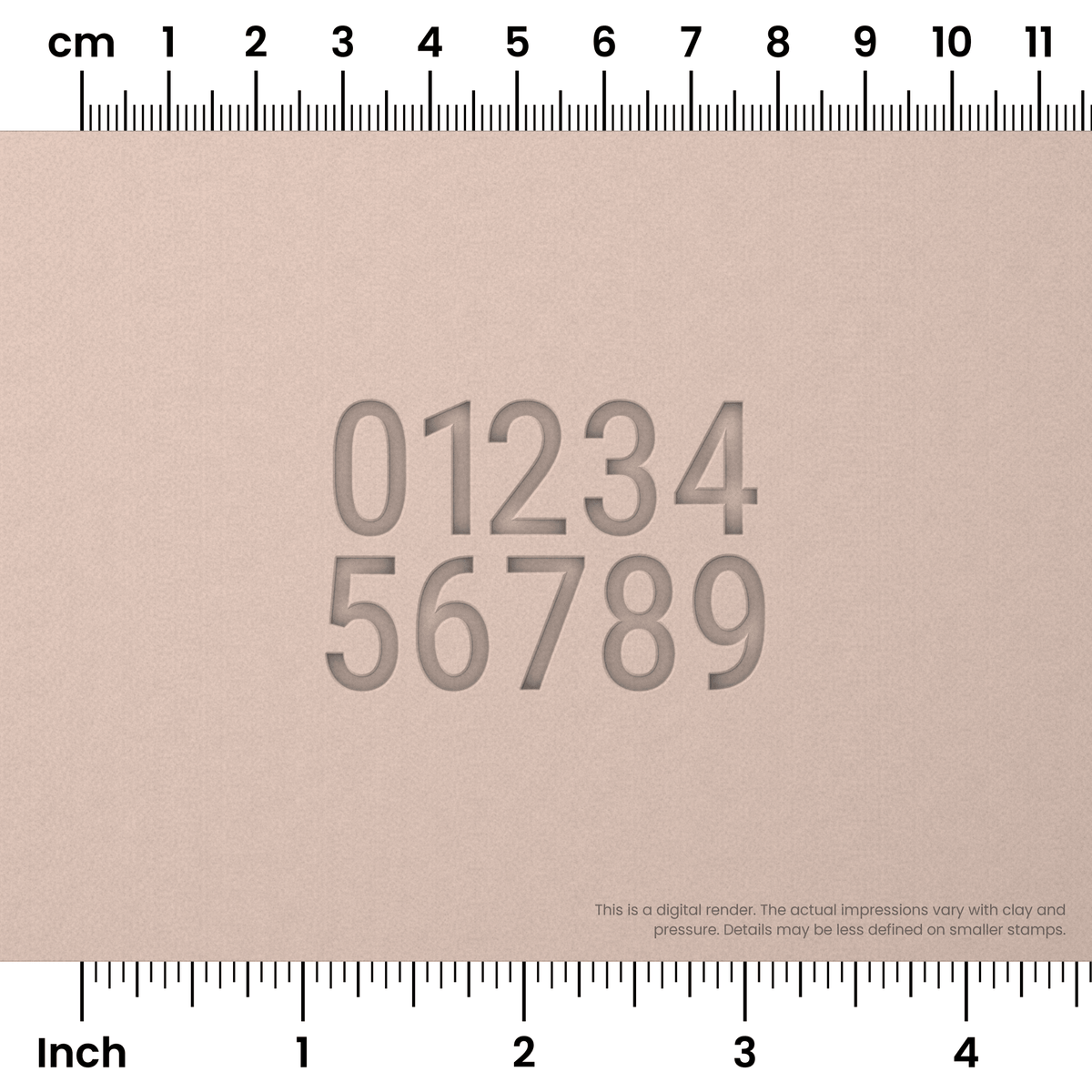 Roboto Condensed | Number Stamp Sets - Ceramind® Tools