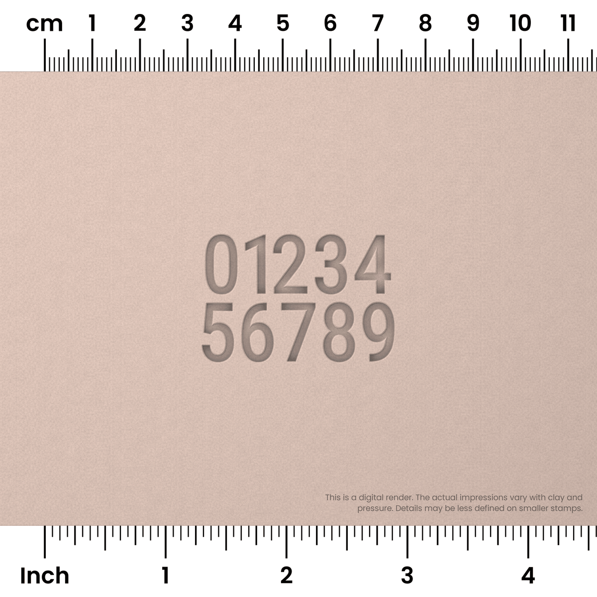 Roboto Condensed | Number Stamp Sets - Ceramind® Tools