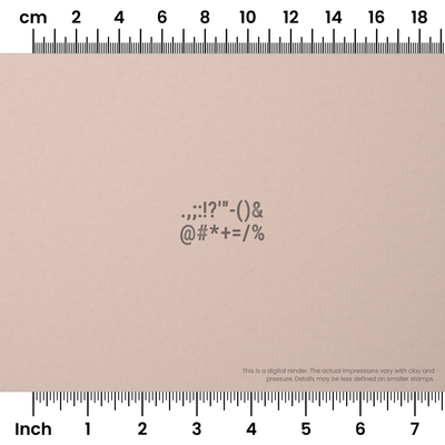 Roboto Condensed | Symbol Stamp Sets - Ceramind® Tools
