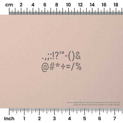 Roboto Condensed | Symbol Stamp Sets - Ceramind® Tools