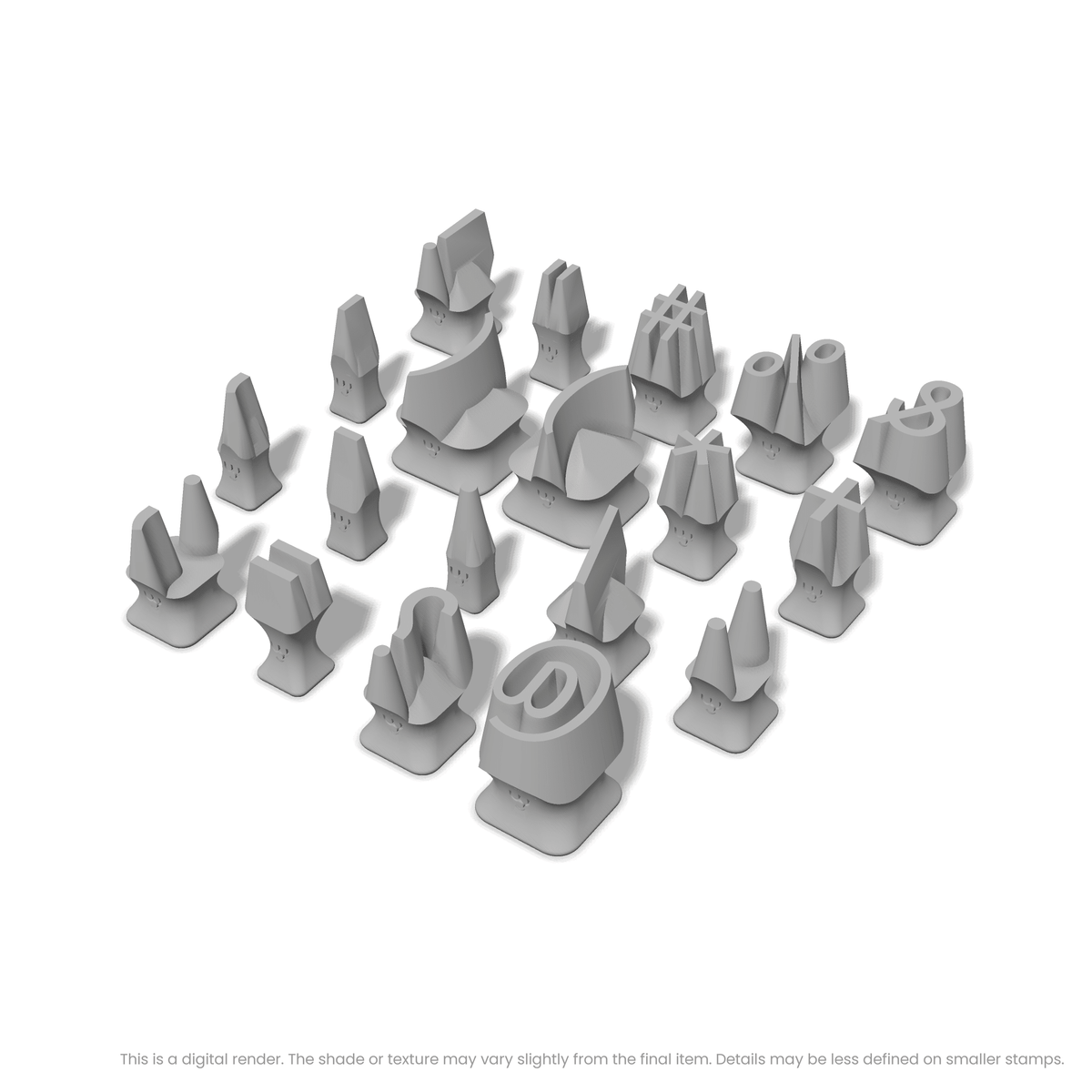 Roboto Condensed | Symbol Stamp Sets - Ceramind® Tools