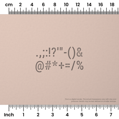 Roboto Condensed | Symbol Stamp Sets - Ceramind® Tools