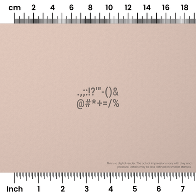 Roboto Condensed | Symbol Stamp Sets - Ceramind® Tools