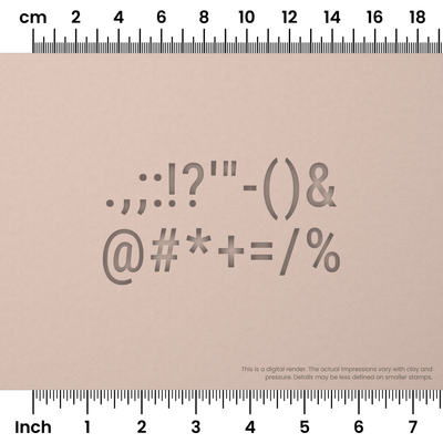 Roboto Condensed | Symbol Stamp Sets - Ceramind® Tools