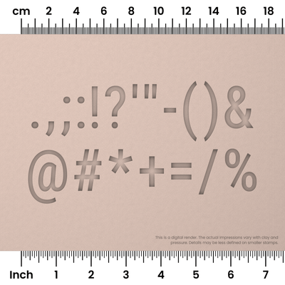 Roboto Condensed | Symbol Stamp Sets - Ceramind® Tools