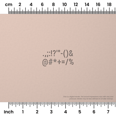 Roboto Condensed | Symbol Stamp Sets - Ceramind® Tools